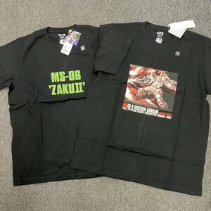 【K4958】 未使用 ユニクロ UNIQLO UT ガンダム40周年記念 Tシャツ 2枚セット MS-06 