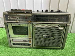 SHARP GF-118MS シャープ　ラジオ付テープレコーダー　ラジカセ　FM ジャンク