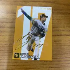 有原航平のサイン付きカードプロ野球チップス