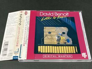 帯付CD! David Benoit デビッド・ベノワ / ビル・エヴァンスからの手紙 Letter To Evan MVCR-121 ジャズ・ピアノ　JAZZ