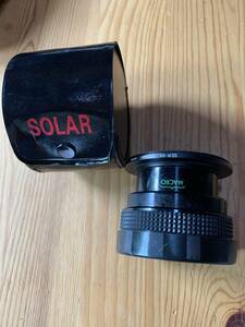 使用度少ない美品 SOLAR SUPER WIDE 0.42XMACRO SER-Ⅶ　72mm アメリカニーユーオリンズのカメラ店で購入、貴重逆輸入品