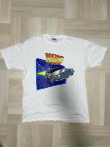 映画 バックトゥザフューチャー Back to the Future tシャツ アニメ movie vintage ヴィンテージ プロモ disney ディズニーLEON 古着 