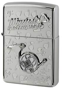 Zippo ジッポライター Musical instrumet 楽器 WNS-ホルン メール便可