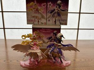 【中古】魔法使いプリキュア　キューティーフィギュア＋〜2PieceSet〜 キュアミラクル、キュアマジカルアレキサンドライトスタイル