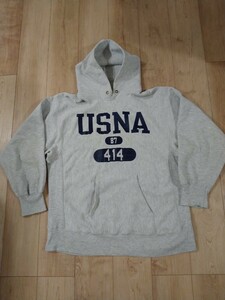 Champion チャンピオン USNA パーカー フーディー XL リバースウィーブ USN NAVY 80s ミリタリー 