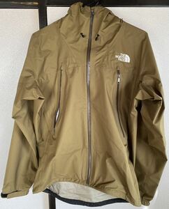 THE NORTH FACE ゴアテックス クライムベリー ライト ジャケット　マウンテンパーカー　メンズ　カーキ　M 中古　美品