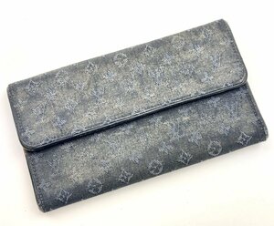 A)LOUIS VUITTON ルイヴィトン モノグラムミニ ポルト トレゾール インターナショナル M92442 CA1002 長財布 使用感有り 中古