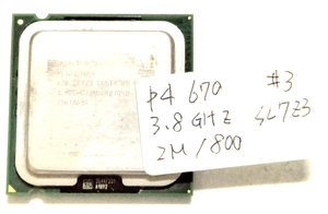 Intel Pentium4 670 SL7Z3 3.8GHz/2M/800 HT Prescott LGA775 #3
