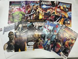 a1002-5.洋書 アメコミ AVENGERS他 まとめセット/マーベル/MARVEL/MARVEL COMICS/コミック/趣味/当時物/レア/海外作品/映画/