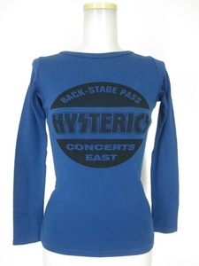 HYSTERIC GLAMOUR / BACK STAGE PASS 長袖Tシャツ / ヒステリックグラマー [B58258]