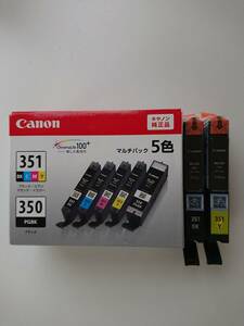 Canon BCI 351bk 351Y 2点