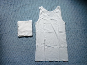 0621 【袖なしシャツ・L 2枚】白 *未着用