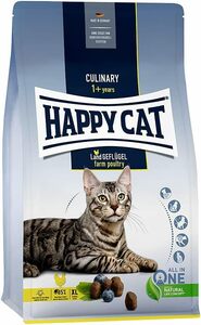 300グラム (x 1) HAPPY CAT (ハッピーキャット) ファーム ポルトリー (平飼いチキン/特大粒) - デンタルケ