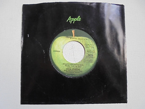 Appleシングルレコード JOHN LENNON『 WHATEVER GETS YOU THRU THE NIGHT 』US盤 Apple 1874 美品