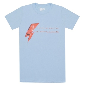 DAVID BOWIE デヴィッドボウイ Aladdin Sane Eye Flash Tシャツ LIGHT BLUE Sサイズ オフィシャル