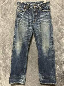 東洋 シュガーケーン 901 ロンスター デニムパンツ ビンテージ USED 加工 インディゴ 日本製 SUGAR CANE SC 40901 LONE STAR JEANS W32 L32