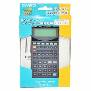 CASIO プログラム関数電卓 FX-5500LA-N 仮数10桁　(shin