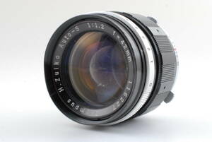 【並品 保障付 動作確認済】 Olympus H.ZUIKO Auto-S 42mm f/1.2 MF Lens for Pen F FT FV オリンパス ズイコー レンズ #Q4955