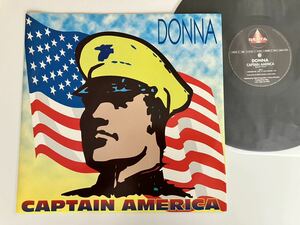 【伊Ori良好品】DONNA / Captain America(Extended,I Love Mini-Mix)/Lover Boy(Extended,Bonus) DELTA ITALY 1065 98年Hi-NRG,EUROBEAT,