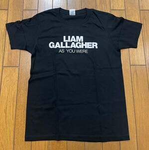 美品 ♪ リアムギャラガー ツアーTシャツ サイズ S ブラック Liam Gallagher 2018 as you were 検 OASIS オアシス ネオアコ UKロック