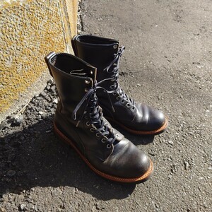 Redwing 699 スチール無し ロガーブーツ 7 C カスタム コルクソール 中底交換 茶芯 Vintage 2218 2210