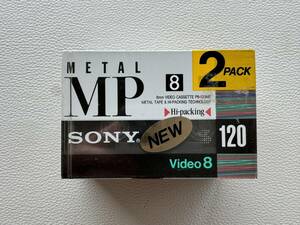 ■【新品】希少SONY METAL MP 8㎜ビデオカセットテープ 2P6-120MPB 2Pack品 ■