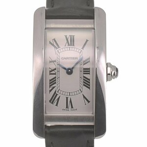 カルティエ CARTIER WSTA0016 タンクアメリカン SM クォーツ レディース 良品 N#128453