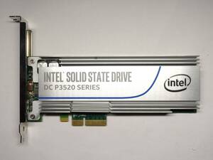 Intel(現Solidigm) インテル データセンター用エンタープライズSSD DC P3520 2TB NVMe HHHL(AIC)版