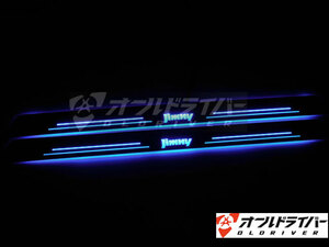 ジムニー 旧型 JB23/33/43 LED スカッフプレート 青 サイドプレート シーケンシャル 流れる 電装関係 内装 日本語説明書付き 1年保証あり