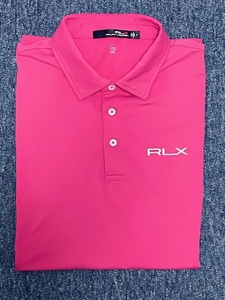 ラルフローレン Ralphrolen　RLx　メンズ 半袖シャツ サイズM　カラーピンク
