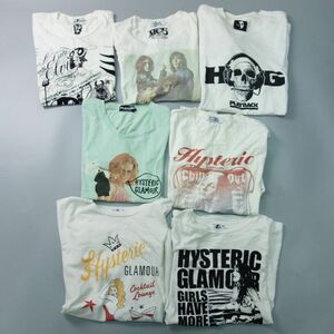 7点おまとめ 卸売 HYSTERIC GLAMOUR ヒステリックグラマー メンズ Tシャツ カットソー