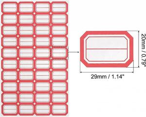 1点のみuxcell 粘着シート　29x20mm　40ラベル 48シート