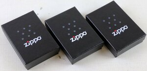 P♪未使用品♪オイルライター 3個 『ZIPPO WIND PROOF LIGHTER (2個) / MADE IN U.S.A. ZIPPO SINCE 1932 (1個)』 Zippo/ジッポー ※未着火