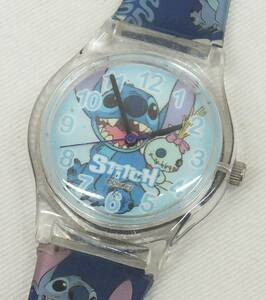 【中古動作品】★Disney Stitch ディズニー スティッチ 3針クォーツ腕時計 Royal Victory Limited