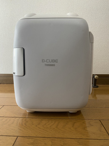 【中古】TWINBIRD 2電源式コンパクト電子保冷保温ボックス D-CUBE S グレー HR-DB06GY(ポータブル冷蔵庫)