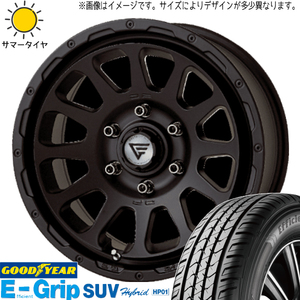 パジェロミニ キックス 175/80R16 グッドイヤー HP01 デルタフォース 16インチ 7.0J +38 5H114.3P サマータイヤ ホイール 4本SET