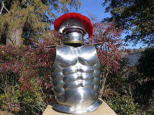 【TR40124】 古代ローマ 剣闘士 西洋甲冑 Lサイズ相当（有）大名製　※装着可能