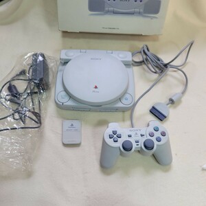 psone LCDモニター セット アダプター ps1純正メモリーカード　液晶モニター