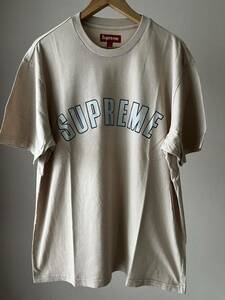 24SS！新作新品！ Supreme Cracked Arc S／S Top Size:L Color:Tan Tee Tシャツ Nike/ジャケット/デニム/シャツ
