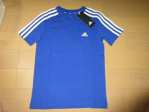 adidas ジュニア 半袖Tシャツ 140㌢ BL 新品 ☆決算セール★