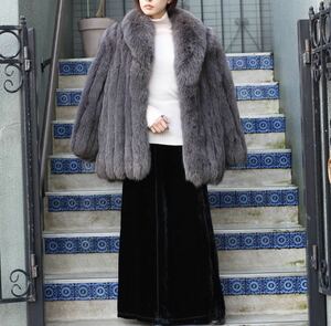 SAGA FOX FOX FUR COAT/サガフォックスフォックスファーコート