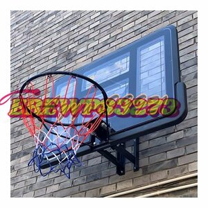 壁バスケットボールスタンド、標準バスケット45cm屋内および屋外アダルトスタンダードバスケットボールフープ