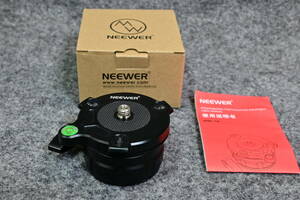 【中古】NEEWER 三脚レベリングベース　耐荷重:12kg　ボールの直径:69mm　ベースの直径:60mm