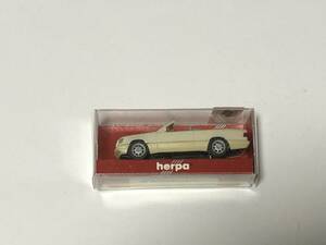 ヘルパ メルセデス・ベンツ MB E 320 カブリオレ herpa MERCEDES-BENZ E320 CABRIO 1/87　ドイツ製　MADE IN GERMANY