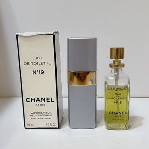 送料無料 即決 中古★CHANEL シャネル No.19 EDT オードトワレ EDT 50ml 香水 フレグランス