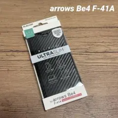 新品未使用　arrows Be4 F-41A手帳型ケース　カーボン調　送料無料