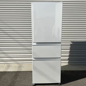 営YY74-家DY MITSUBISHI 三菱 ノンフロン冷凍冷蔵庫 MR-CX33H-W1 2023年製 冷蔵庫 右開き ホワイト 通電動作確認済