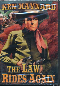 未開封・輸入盤・西部劇DVD　『THE LAW RIDERS AGAIN』　Ken Maynard ケン・メイナード 主演