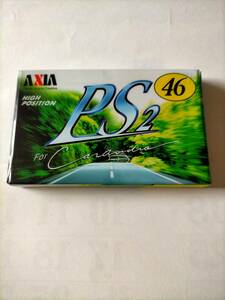 カセットテープ新品未使用 AXIA PS2K 46 富士写真フィルム 日本製 当時物 アクシアカセットテープ 新品 昭和