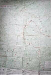 □山と渓谷1974年8月号付録　カラー・登山地図帳３「北岳・甲斐駒・鳳凰三山」